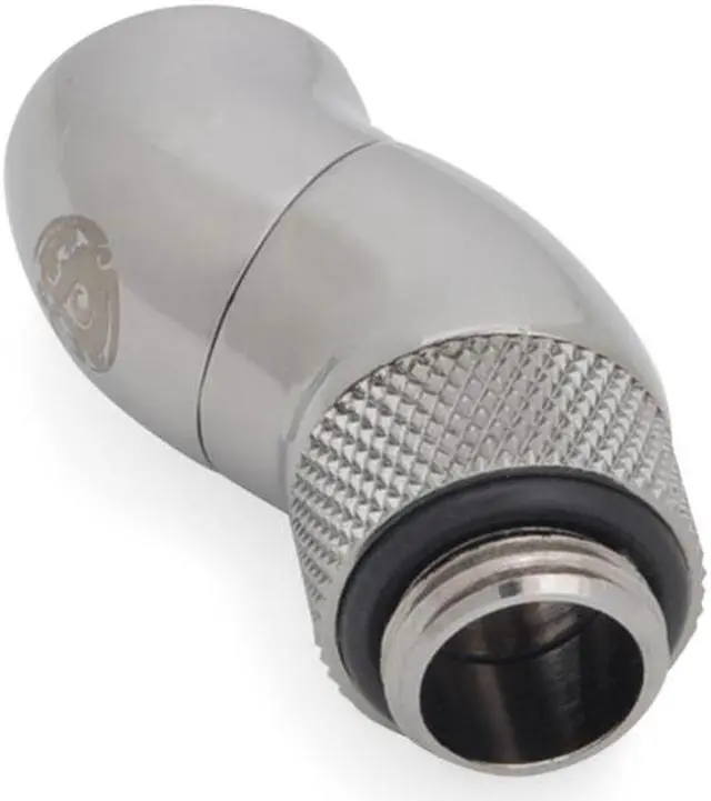 Alt view image 3 of 3 - Bitspower G1/4" Black Sparkle Dual Rotary 90-Degree IG1/4" Extender (2PCS)