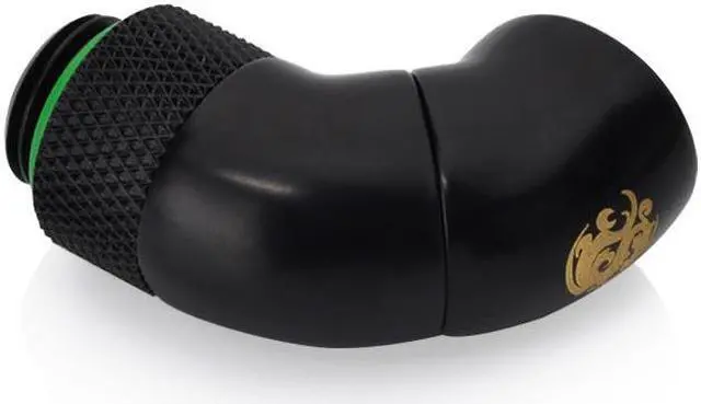 Alt view image 2 of 3 - Bitspower G1/4" Matt Black Dual Rotary 90-Degree IG1/4" Extender (2PCS)