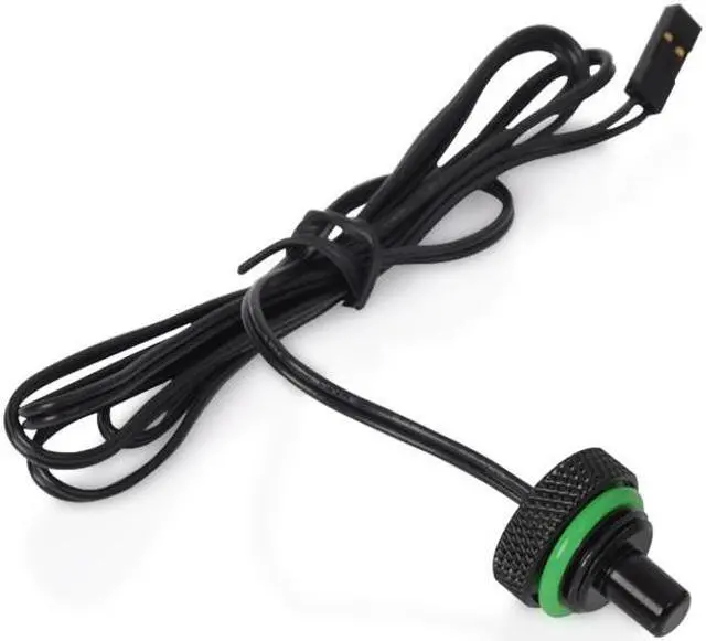 Alt view image 2 of 2 - Bitspower G1/4" Matt Black Temperature Sensor Stop Fitting (2PCS)