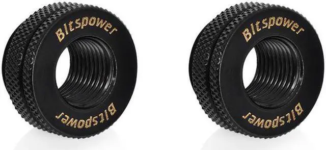 Main image of Bitspower G1/4" Matt Black CaseTop Water-Fill SET (2PCS)