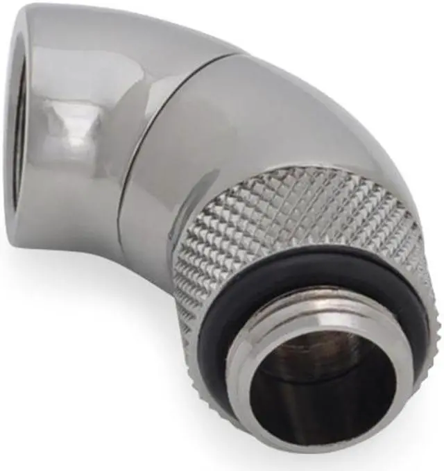 Alt view image 2 of 3 - Bitspower G1/4" Black Sparkle Dual Rotary 90-Degree IG1/4" Extender (2PCS)