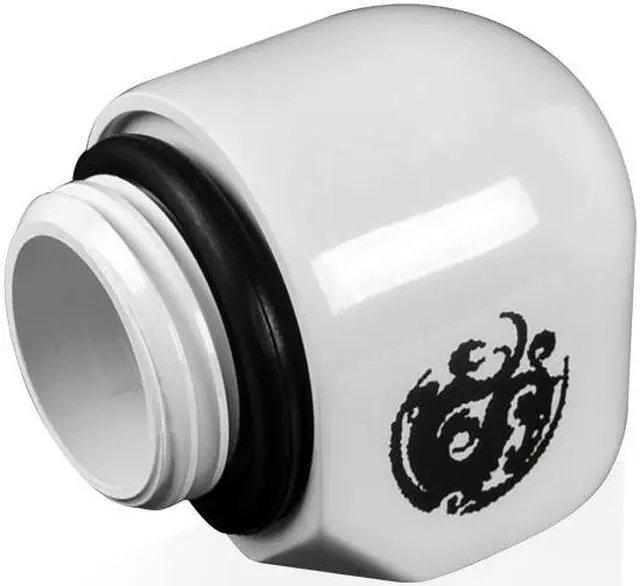 Alt view image 3 of 3 - Bitspoert G1/4" Deluxe White 90-Degree IG1/4" Extender (4PCS)