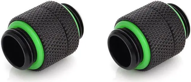 Main image of Bitspower G1/4" Matt Black Rotary G1/4" Extender (2PCS)
