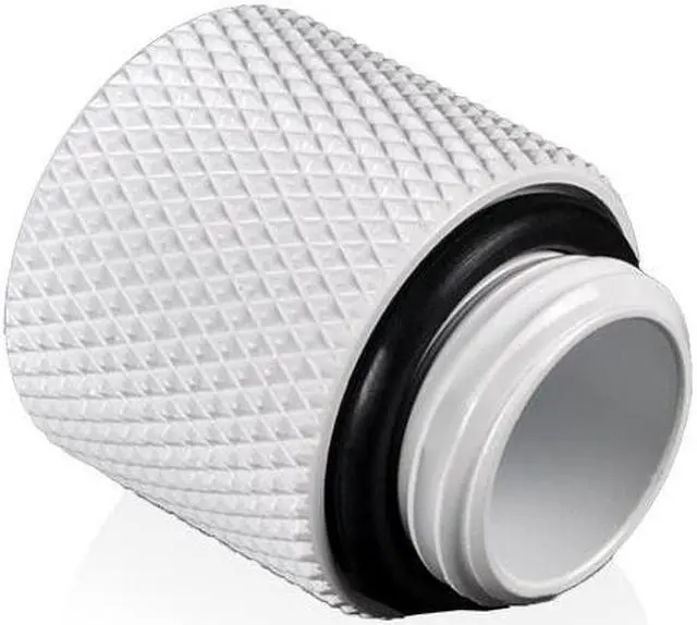 Alt view image 3 of 3 - Bitspower G1/4" Deluxe White IG1/4" Extender-15MM (4PCS)