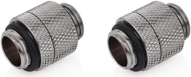 Main image of Bitspower G1/4" Silver Shining Rotary G1/4" Extender (2PCS)