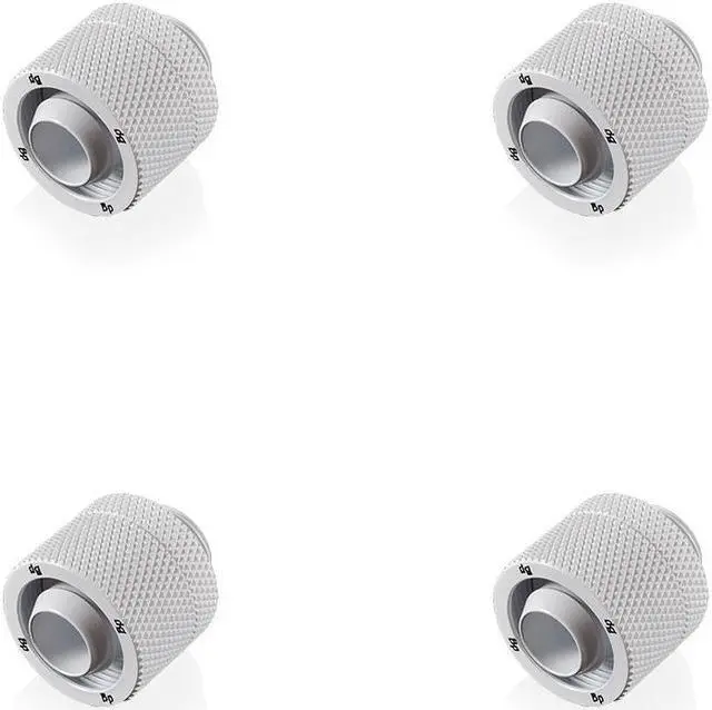 Main image of Bitspower G1/4" Deluxe White Compression Fitting CC3 V3 For ID 3/8" OD 5/8" Tube (4PCS)