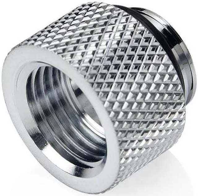 Alt view image 2 of 3 - Bitspower G1/4" Silver Shining IG1/4" Extender-10MM (4PCS)
