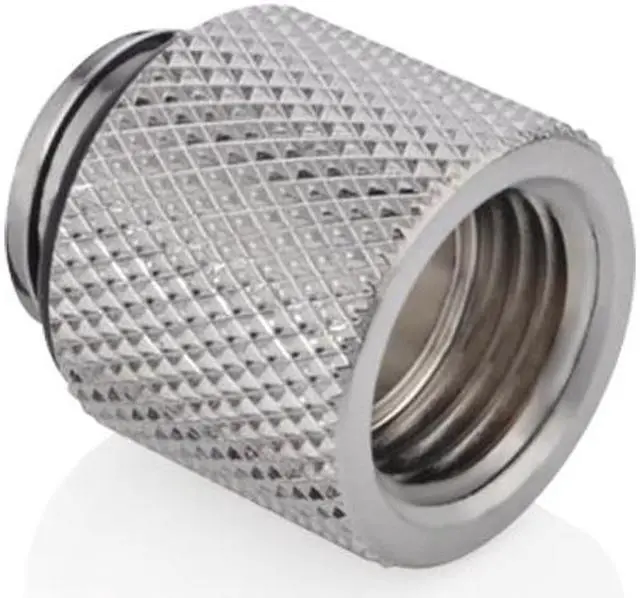 Alt view image 2 of 3 - Bitspower G1/4" Silver Shining IG1/4" Extender-15MM (4PCS)