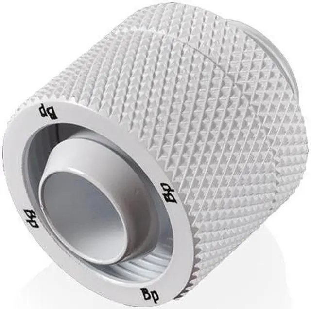 Alt view image 2 of 3 - Bitspower G1/4" Deluxe White Compression Fitting CC3 V3 For ID 3/8" OD 5/8" Tube (4PCS)
