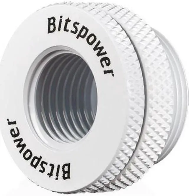 Alt view image 2 of 3 - Bitspower G1/4" Deluxe White CaseTop Water-Fill SET (2PCS)