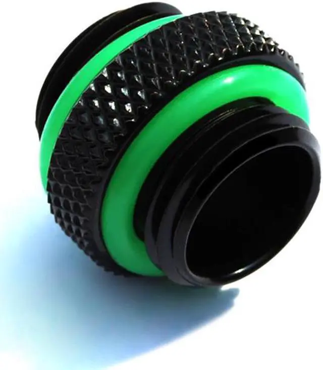 Alt view image 2 of 3 - Bitspower G1/4" Matt Black Mini Dual G1/4" Extender (4PCS)
