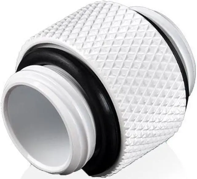 Alt view image 2 of 2 - Bitspower G1/4" Deluxe White Dual G1/4" Fitting (4PCS)
