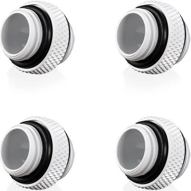 Main image of Bitspower G1/4" Deluxe White Mini Dual G1/4" Extender (4PCS)