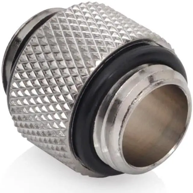 Alt view image 2 of 2 - Bitspower G1/4" Silver Shining Dual G1/4" Fitting (4PCS)