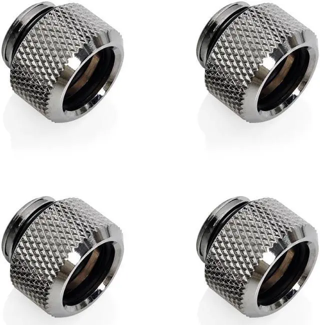 Main image of Bitspower G1/4" Silver Shining Multi-Link Adapter (4PCS)
