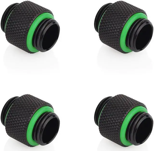 Main image of Bitspower G1/4" Matt Black Dual G1/4" Fitting (4PCS)