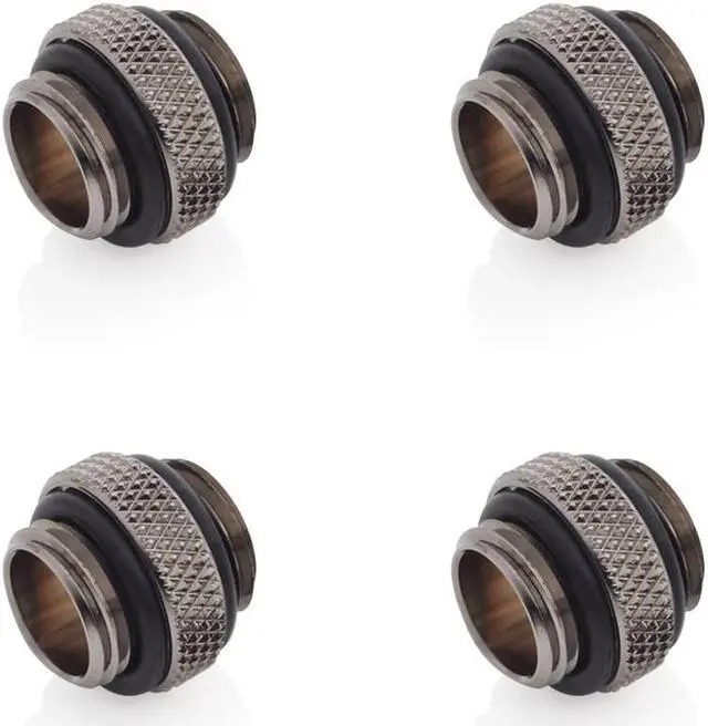 Main image of Bitspower G1/4" Black Sparkle Mini Dual G1/4" Extender (4PCS)
