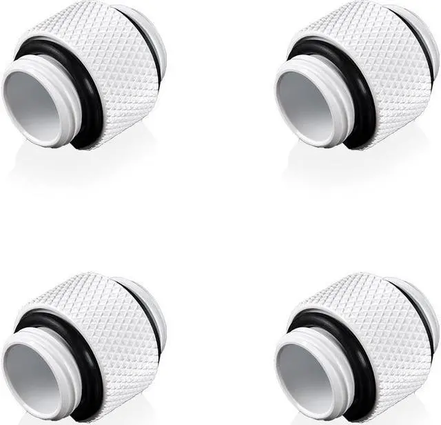 Main image of Bitspower G1/4" Deluxe White Dual G1/4" Fitting (4PCS)