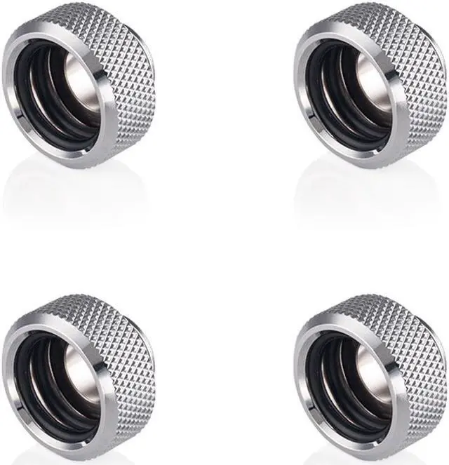 Main image of Bitspower G1/4" Silver Shining Multi-Link For OD 16MM Adapter (4PCS)