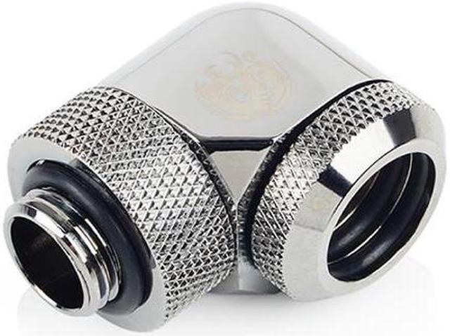 Main image of Bitspower Black Sparkle Enhance Rotary G1/4" 90-Degree Multi-Link Adapter For OD 14MM (2PCS)