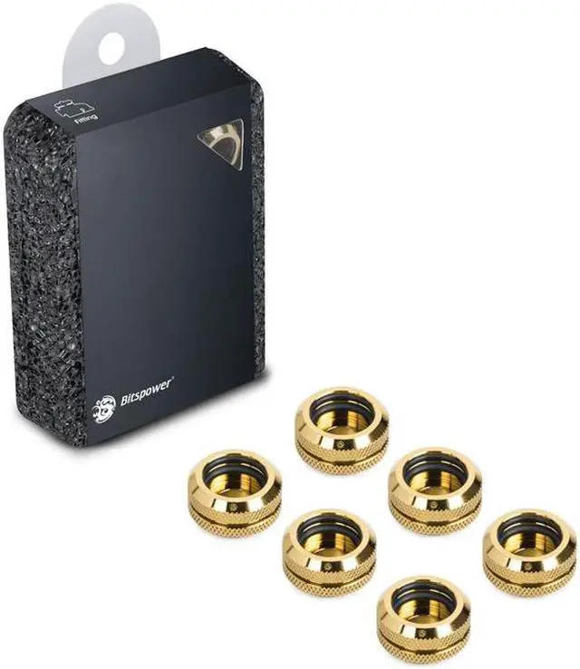 Main image of Bitspower G1/4" True Brass Enhance Multi-Link For OD 16MM (6PCS)