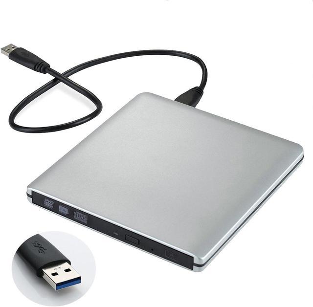 ieGeek USB 3.0 Portable Drive CD +/- RW DVD +/- RW External DVD Drive  Portable CD Player Super Drive Ultra Thin Portable Windows / Linux / Mac OS  Compatible External Slot 