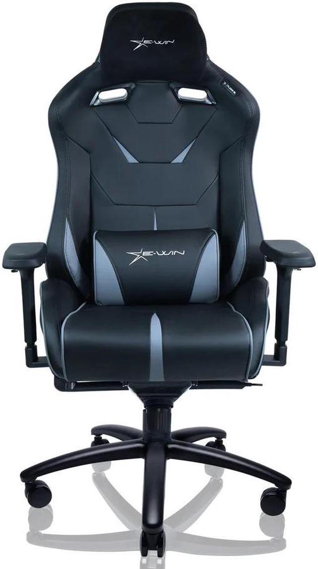 Fantasylab Big and Tall Gaming Chair 440lb Metal Base Memory Foam Lumbar Seat  Cushion 4D Adjustable Arms Swivels & Reclines Ergonomic High-Back Racing  Computer Gaming Chair 