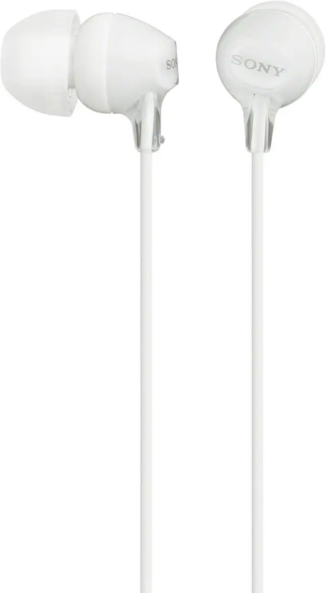 Alt view image 12 of 13 - Sony Fashion Color EX Series Earbuds - Stereo - Mini-phone - Wired - White