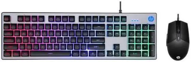 Alt view image 5 of 5 - HP Gaming Keyboard and Mouse KM300F