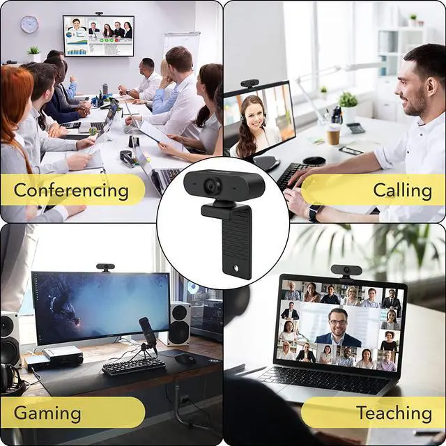 Alt view image 5 of 7 - Philips Webcam with Microphone, Full HD 1080P, USB Computer Camera, Plug and Play, 360° Rotate, for PC Video Conferencing/Calling/Gaming, Laptop/Desktop Mac, Skype/YouTube/Zoom/Facetime