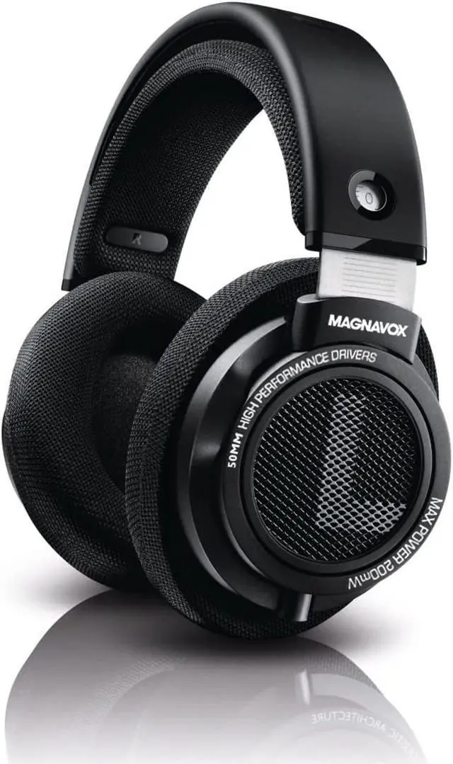 Main image of Magnavox HiFi Stereo Over-Ear Wired Headphones SHP95M (Black)