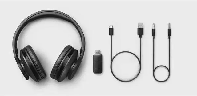 Alt view image 3 of 6 - PHILIPS Wireless Headphones for TV Over Ear, Bluetooth, Low Latency, USB Transmitter, TAH6206BK