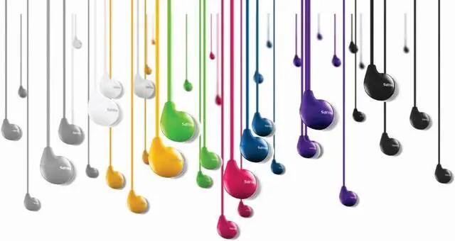 Alt view image 2 of 3 - Philips SHE3595BL/28 in-Ear Headset with Mic, Blue