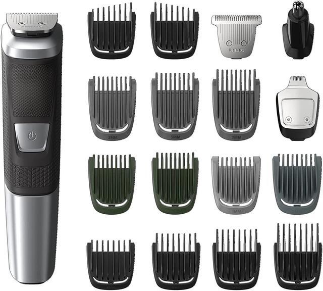 Main image of Philips Norelco Multigroomer All-in-One Trimmer Series 5000, 18 Piece Mens Grooming Kit, for Beard Face, Hair, Body Hair Trimmer for Men, No Blade Oil Needed, MG5750/49