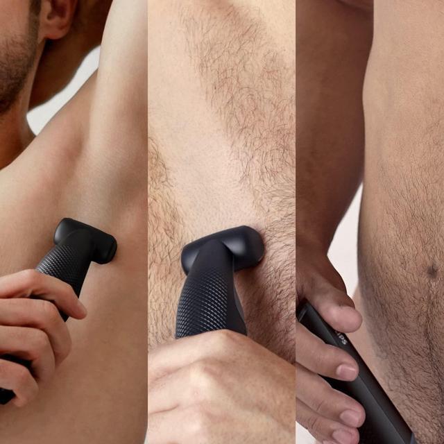 Alt view image 4 of 7 - Philips Norelco Body Groomer Series 3000 Body Shaver Showerproof Hair Trimmer for Men with Back Attachment