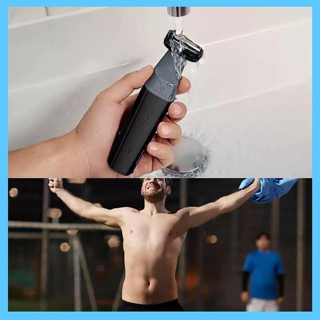 Alt view image 6 of 7 - Philips Norelco Body Groomer Series 3000 Body Shaver Showerproof Hair Trimmer for Men with Back Attachment