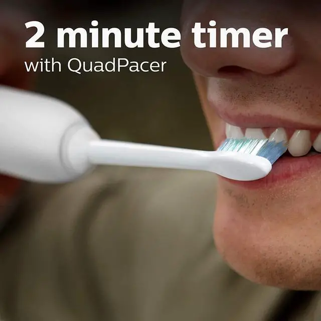 Alt view image 6 of 7 - Philips Sonicare DailyClean 1100 Rechargeable Electric Power Toothbrush, White, HX3411/04