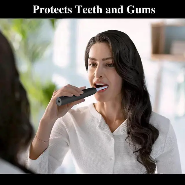Alt view image 5 of 6 - Philips Sonicare Electric Toothbrush DiamondClean, Rechargeable Electric Tooth Brush with Pressure Sensor, Sonic Electronic Toothbrush, Travel Case, Black