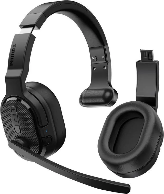 Main image of Philips Trucker Bluetooth Headset, Wireless Headset with Noise-Canceling Microphone ,All Day Extended Playtime for Work, Home, Hands-Free Driving
