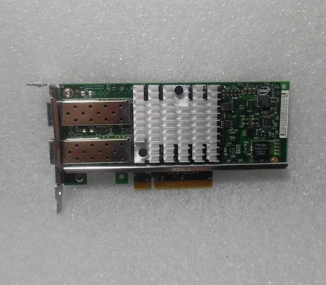 Main image of Dell 942V6 Intel X520-DA2 dual port 10Gb Ethernet Adapter LP Bracket No SFP
