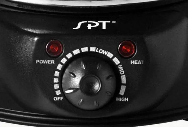 Alt view image 2 of 3 - Sunpentown SS-303 Electric Shabu Shabu Pot (2 Compartments)