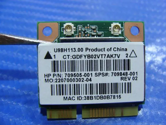 Alt view image 3 of 4 - HP 15-f039wm 15.6" Genuine WiFi Wireless Card RTL8188EE 709505-001 709848-001