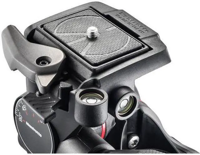 Alt view image 7 of 20 - Manfrotto XPRO Geared Three-Way Pan/Tilt Quick Release Tripod Head