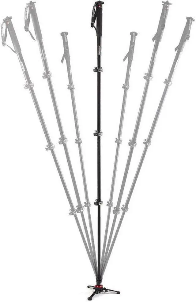 Alt view image 3 of 8 - Manfrotto MVMXPROA4US Xpro Aluminum Video 4-Section Monopod