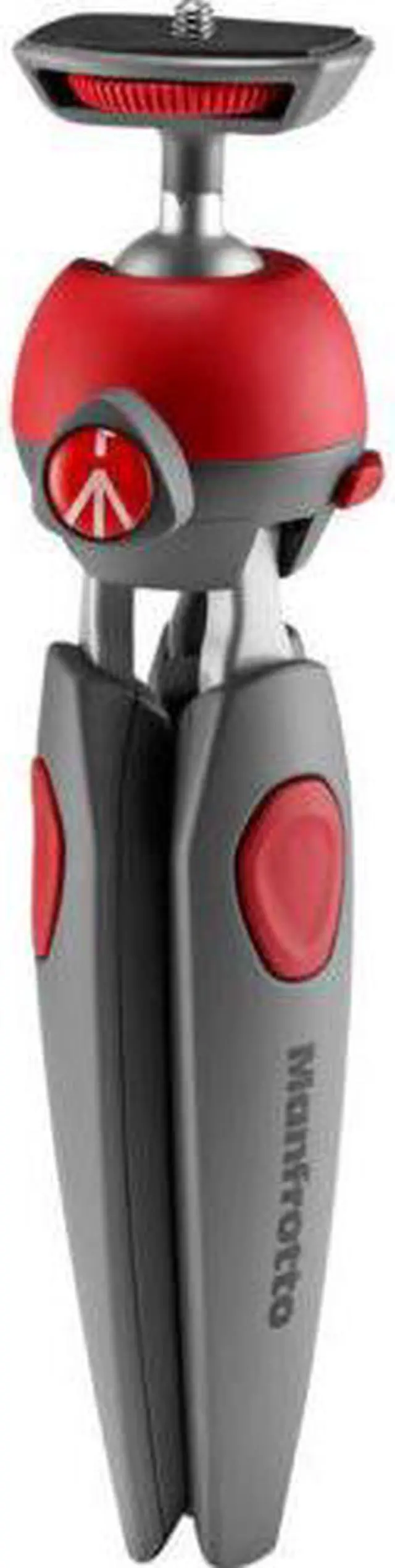 Alt view image 2 of 20 - Manfrotto PIXI Evo 2 Section mini Tripod - Red #MTPIXIEVO-RD