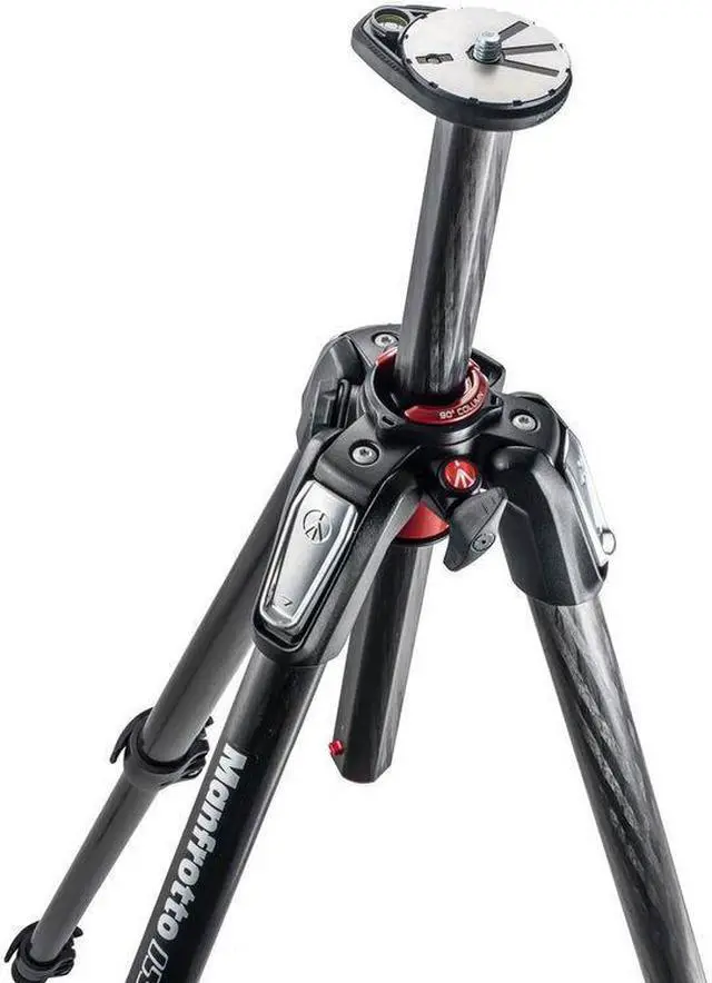 Alt view image 11 of 17 - Manfrotto 055 3-Section Carbon Fiber Tripod with Horizontal Column