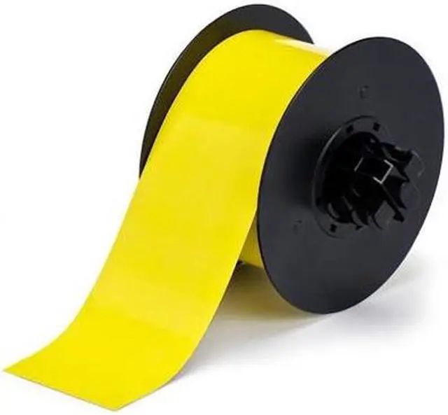 Alt view image 3 of 5 - BRADY B30C-2500-509-YL Label Roll, Yellow, Labels/Roll: Continuous