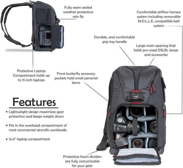 Alt view image 3 of 7 - Nikon D850 Digital SLR 45.7MP 4K FX Camera Body w/ Deco Gear Backpack Editing Bundle