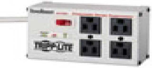 Alt view image 9 of 15 - TRIPP LITE ISOBAR4ULTRA 6 Feet 4 Outlets 3330 Joules Surge Suppressor