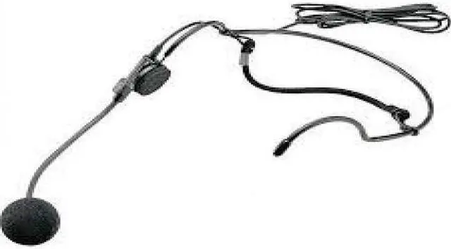Alt view image 2 of 2 - Azden HS-12H Uni-Directional Headworn Microphone #HS12H
